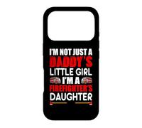 A Daddy's Little Girl I'm A Firefighter's Daughter Fireman Coque pour iPhone 17 Pro