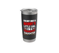 A Daddy's Little Girl I'm A Firefighter's Daughter Fireman Gobelet isotherme en acier inoxydable double paroi