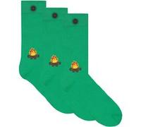 A-DAM 3-pack Casual Socks Wes Green Taille: 36-40 | Culottes Outlet | Unisex | Vert