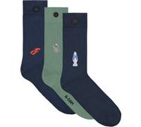 A-DAM Unisex 3-pack Casual Socks Multicolor Taille: 36-40 | Chaussettes Outlet | Unisex