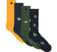 A-DAM Unisex 4-pack Casual Socks Multicolor Taille: 36-40 | Chaussettes Outlet | Unisex
