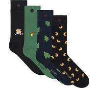 A-DAM Unisex 4-pack Casual Socks Multicolor Taille: 41-46 | Chaussettes Outlet | Unisex