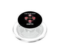 A Day in The Life of Type 1 Diabetes Awareness Diabetic Gift PopSockets PopGrip pour MagSafe