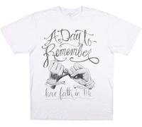 A Day to Remember Have Faith in Me T Shirt White Manches Courtes(Medium)