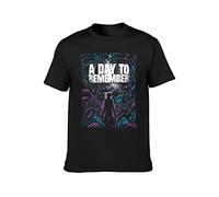 A Day to Remember Homesick Unisex 100% Cotton Short-Sleeve T-Shirts Black XXL