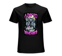 A Day to Remember Men's T-Shirt Unisex Black Cotton Print Tee Shirts S