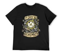 A Day to Remember Stop Watch T-Shirt Graphic Printed Tee Shirt Mens T Shirt Black 3XL
