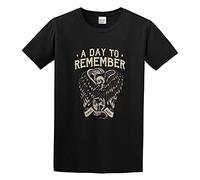A Day to Remember Vulture Maroon Men's T-Shirt Unisex Black Cotton Print Tee Shirts S