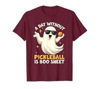 A Day Without Pickleball is Boo Drap Halloween T-Shirt