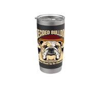 A décidé que Bulldog Mind n'avait rien changé Gobelet isotherme en acier inoxydable double paroi