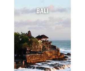 A Decorative Book: Bali and Tanah Lot: A Stackable Book for Interior Decorating and Set Dressing for Coffee Tables, End Tables, and Bookshelves with Photographic Cover