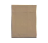 A Demain - Drap Plat uni en Coton, Les Unis - 270 x 300 cm - Biscuit - Coton - 57 Fils/cm² - Entretien Facile