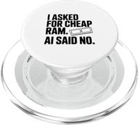 A demandé Une RAM AI Pas Cher Dit Pas d'humour Technique drôle PopSockets PopGrip pour MagSafe