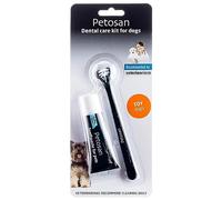 Petosan Zahnpflege-Set pour Petits Chiens Avec Brosse à Dents Et Zahnpasta