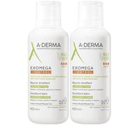 A-DERMA EXOMEGA CONTROL Baume émollient anti-grattage Set(S) 2x400 ml