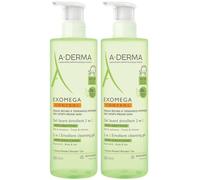 A-DERMA EXOMEGA CONTROL Gel lavant émollient 2 en 1 anti-grattage Set(S) 2x500 ml