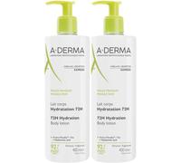 A-DERMA Lait Corps Hydratation 72H 2x400 ml