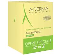 A-Derma Les Indispensables Pain Surgras Nutritif Lot de 2 x 100g