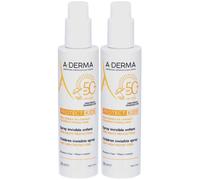 A DERMA Protect Kids Spray Solaire Enfant SPF50+ Crème Protection 2x200 ml