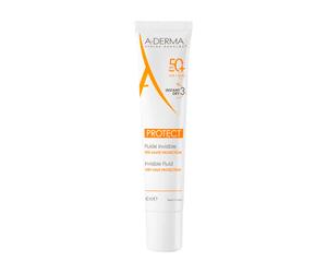 A-DERMA Protection du visage PROTECT Fluide solaire visage invisible SPF 50+