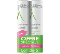 A-Derma Stick Lèvres À L'Avoine Rhealba Duo Pièces 2x4g