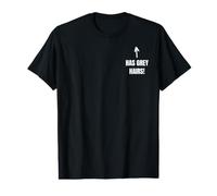 A des Cheveux Gris T-Shirt Graphique avec Valeur