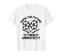 A dessiné le futur puis l'a animé Animation Draw Animate T-Shirt