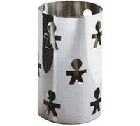 a di alessi akk09 girotondo porte-gressins ajouré en acier inoxydable 1810 brillant G