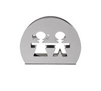 Alessi Porte-serviettes Girotondo AKK51 – Acier inoxydable 18/10 brillant