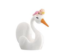 Alessi Amgi57 P Bimboniera Bonbonnière en Porcelaine, Rose, decorée à la Main