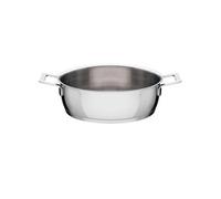 A DI ALESSI POTS & PANS RONDIN AVEC DEUX POIGNEES EN ACIER INOXYDABLE