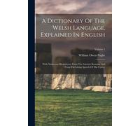 A Dictionary Of The Welsh Language, Explained In English: With Numerous Illustrations, From The Literary Remains And From The Living Speech Of The Cym