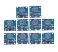 A-DIGISHUO YFRobot Lot de 10 interrupteurs tactiles TTP223 avec capteur tactile numérique capacitif 1 voie DC 2 ~ 5,5 V