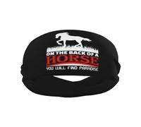 À Dos De Cheval, Tu Trouveras Le Paradis Unisexe Headband Absorbe La Transpiration Bandeau Cheveux Antidérapant Bandeau De Sport pour Running Randonnée Basketball Fitness