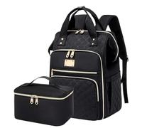 à dos pour déjeuner - Nylon léger, bretelles ergonomiques, poche isolée thermique, organisateur de grande capacité, compagnon de voyage élégant | Idéal pour le bureau, l'école, les déplacements qu