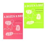 A Dozen A Day: Livre Deux: Élémentaire et Book 3: Transitional - Éditeur : Editions Musicales Françaises - de Edna-Mae Burnam + Cahier de musique Soundman + 2 crayons (Kit de démarrage)