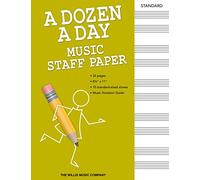 A dozen a day - music staff paper - papier a musique - 10 portees