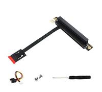 A+E Key NGFF vers PCIe 16x Carte adaptateur 270° Rallonge 25 cm pour connexion informatique