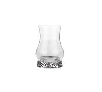 A E Williams Ensemble de verres à whisky celtiques avec base en étain | Grands verres à dram avec fond épais | Cadeau idéal pour une fête d'anniversaire