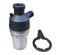 à Eau En Ligne Crépine 250 Mailles Écran Acier Inoxydable Transparent | Boîtier PC transparent pour surveillance rapide Convient aux tuyaux pompes arrosage Conception pour robuste