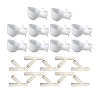 à Eau pour Poules | Abreuvoirs automatiques Anti-Fuite - à Eau pour Poules en Cage Intérieure | pour Oiseaux, Lapins, Poussins, Canetons, Oisons, Usage Domestique, Élevage en Parcours