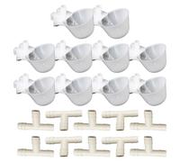 à Eau pour Poules | Abreuvoirs automatiques Anti-Fuite | Godets d'eau pour Poulets,Animaux : canetons, oisons, Oiseaux, Lapins, Usage Domestique, élevage en Plein air et Libre