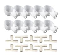 à Eau pour Poules - Distributeur Anti-Fuite avec Installation Facile,à Eau pour Poules en Cage Intérieure - pour Oiseaux, Lapins, Poussins, Canetons, Oisons, Usage Domestique, Élevage en Parcours