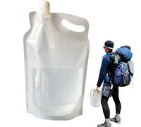 à Eau Randonnée - Bouteille Pliable 2 L, Potable Transparent, récipient réutilisable | d'hydratation portable pour le camping, le trekking, le vélo et les voyages robuste et re