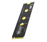 (A) Efficient NVME M.2 to SFF 8612 2280 Adapter Supporting PCIe4.0 Fast Data Transfer and System Boost Multicolor