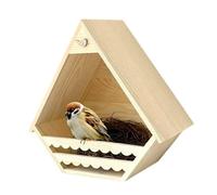 à en Bois, Habitat de Nidification pour pinsons, Petit à pour Sauvages, avec Style extérieur, Utilisation dans Le Jardin, Merveilleux Cadeau, Conception