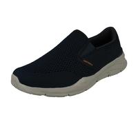 Skechers Equalizer 4.0 Baskets Enfiler Homme Bleu (Navy Engineered Mesh/orange Trim Nvor) 45 EU