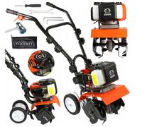 Motocultivateur 52cc 1,9 CV moteur à essence et huile 2 temps à éclater espace de travail 30 cm