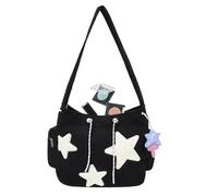 à étoilé - de hobo spacieux avec motif d'étoile, grand à | en polyester léger pour filles avec des sangles réglables, à à la mode, cadeau parfai