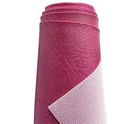 A-Express Lourd épais Simili Cuir Tissu à Texture Grainée Similicuir Vinyle Tissu en Imitation Cuir Automobile Décoration Intérieure Matière - Rose 2 Mètre 200cm x 140cm